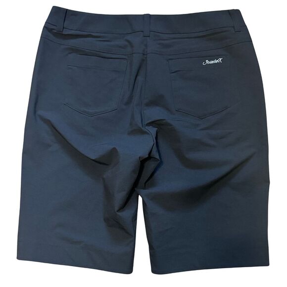 JOIEDEX JDX Women's Microfiber Golf Shorts Black Silver 10.5" Inseam NWOT Sz 4 - Picture 3 of 6